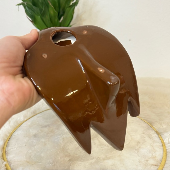 Vintage Ceramic Swan - Brown - Picture 6 of 6